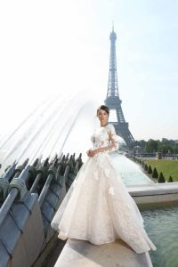 wedding dress FREGATE Cymbeline Collection 2024 Paris shop