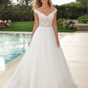Robe de Mari e en Cr pe Cymbeline Paris 15