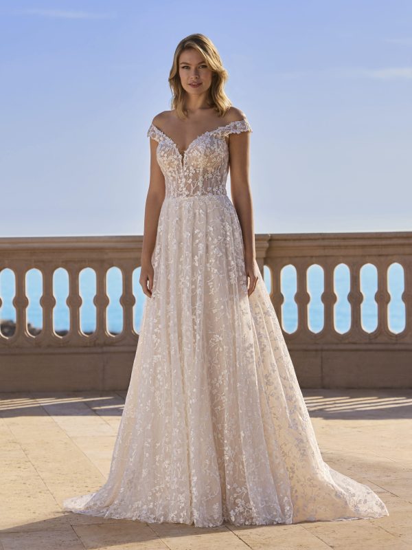 XYRIS wedding dress White One Collection 2026 | Boutique Paris XYRIS wedding dress White One Collection 2026 | Boutique Paris